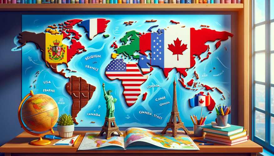 Entre la Belgique, le Canada, la France et les USA, quelle destination choisir pour mes études à l'étranger ?